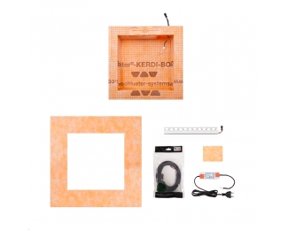 Sets de hornacinas con iluminación LED Schluter KERDI-BOARD-NLT