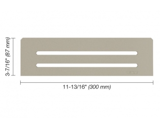 Estante de diseño Wave Schlüter Shelf N S1 D10