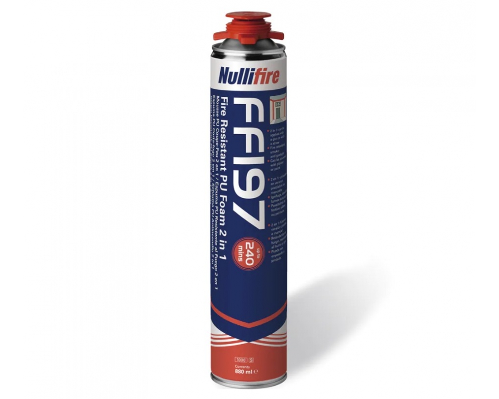 Espuma resistente al fuego Nullifire FF197 para pistola 880 ml