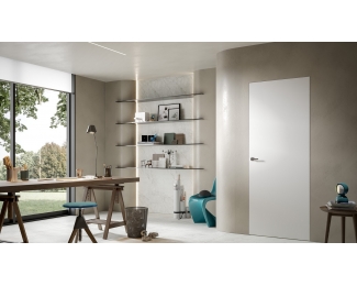 Panel batiente una hoja Scrigno Piuma con imprimación