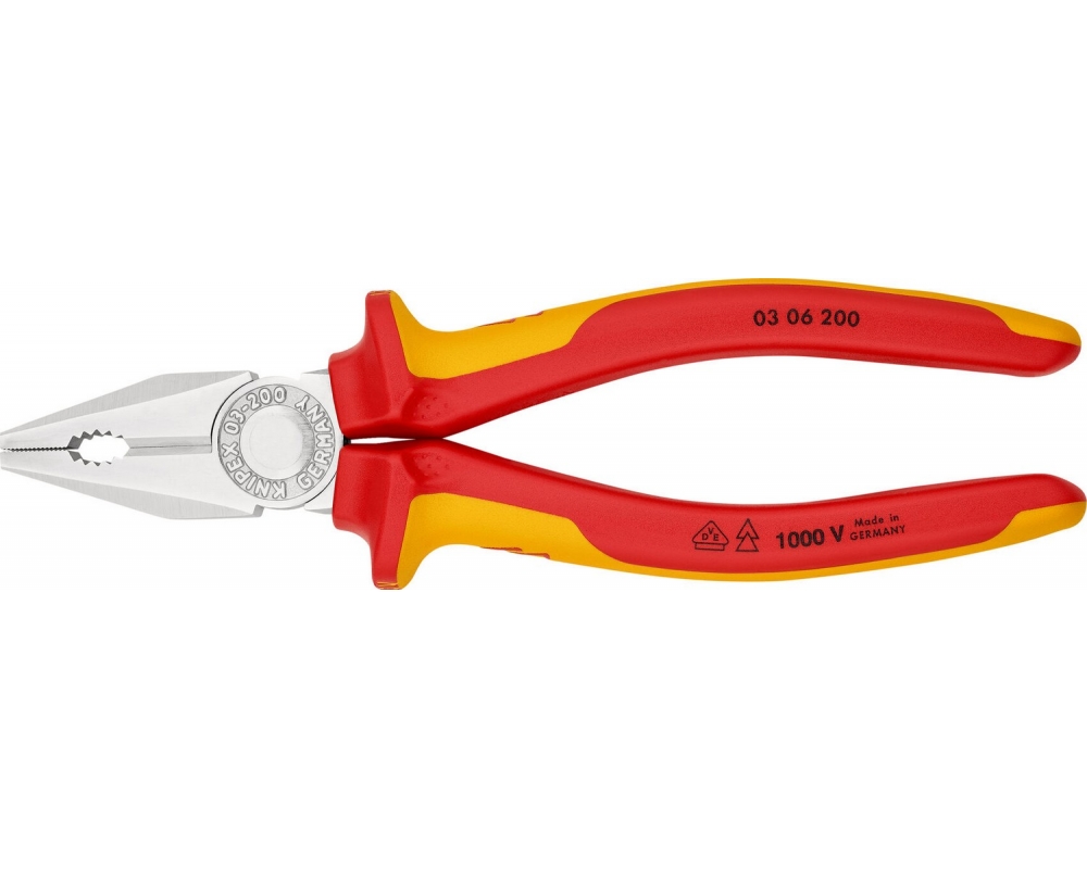 Alicate universal aislado VDE 200mm Knipex 03 06 200