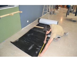 Lámina de fieltro de poliéster Soprema Texfon rollo 1x20m