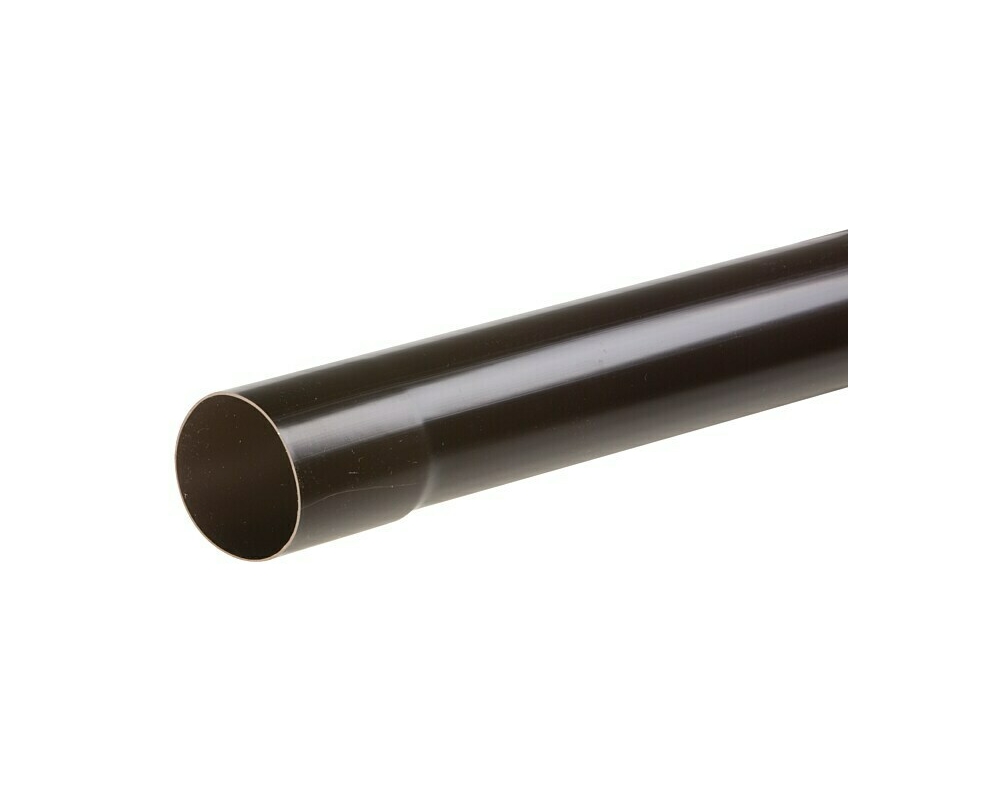 Tubo prelacado marrón Ø100 longitud 3m