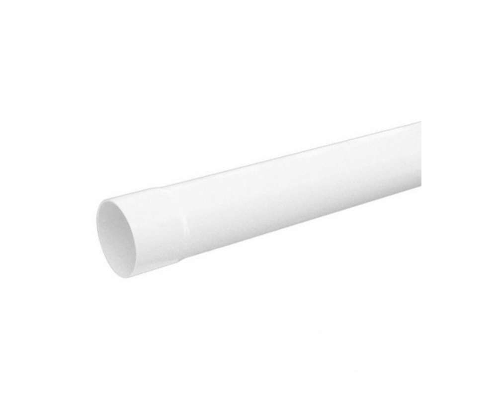 Tubo prelacado blanco Ø100 longitud 3m
