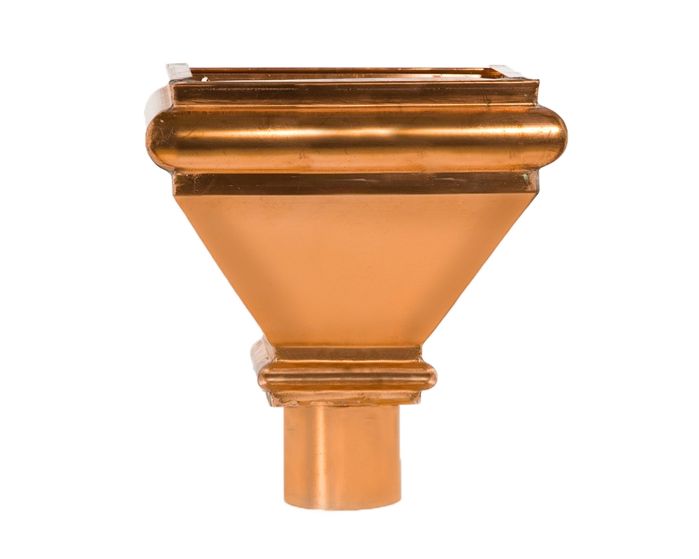 Cubeta salida redonda cobre Ø100mm