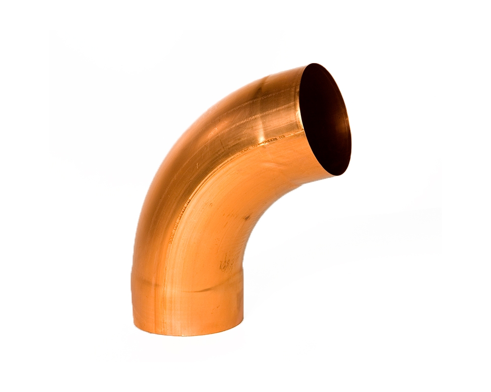 Codo redondo 40º cobre 100mm
