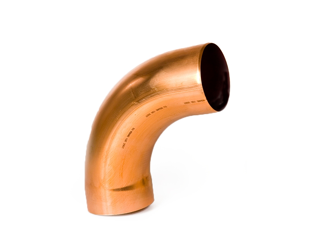 Codo redondo 85º cobre 100mm