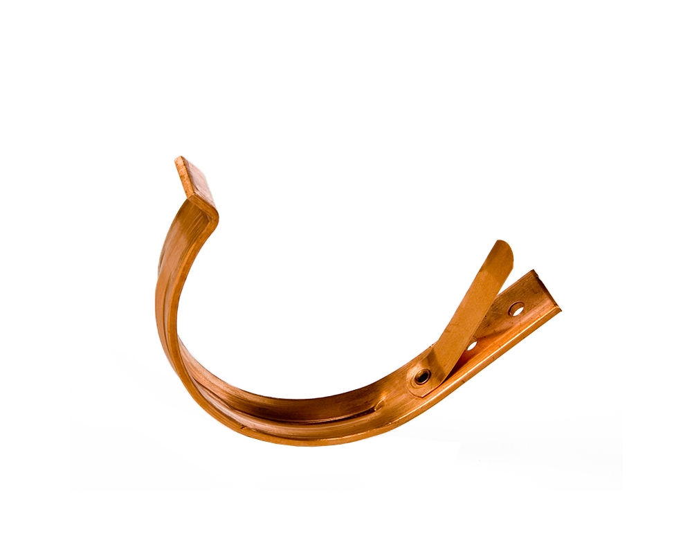 Palomilla/gafa redonda corta encaje cobre 333mm