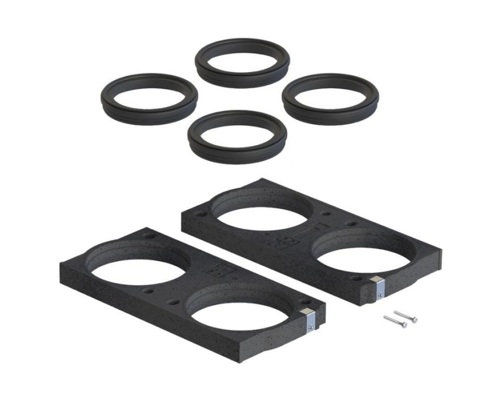 Set 2 adaptador para Zehnder ComfoClime 24 con ComfoAir Q 350