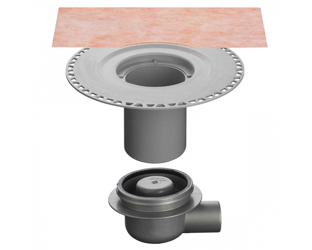 Desagüe con salida horizontal DN50/70 Schlüter KERDI-DRAIN KD BH 5070 GVB
