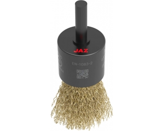 Cepillo brocha acero latonada con espiga 26x0,3 Jaz BBC9078