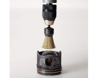 Cepillo brocha acero latonada con espiga 26x0,3 Jaz BBC9078