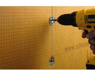 Arandelas de fijación galvanizadas Schluter KERDI-BOARD-ZT (10 uds.)