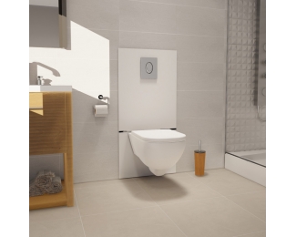 Bastidor con triturador SFA Saniwall Pro Up paneles de cristal