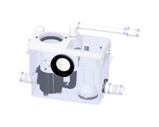 Bastidor con triturador SFA Saniwall Pro Up para revestir