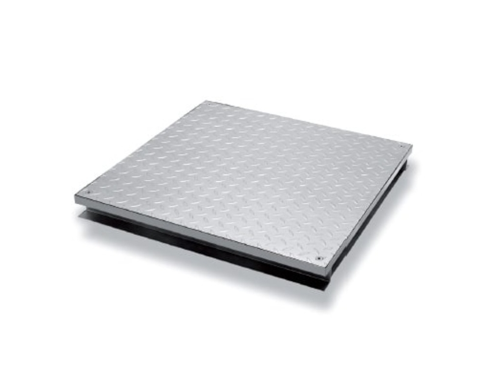Tapa estanca ciega antideslizante inox peatonal con marco 300x300mm
