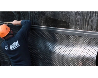 Membrana drenante Guttabeta Star 320 Kn negra rollo 2x30m