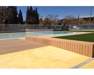 Tarima exterior composite Fustadeck lama de 146x23x2200mm