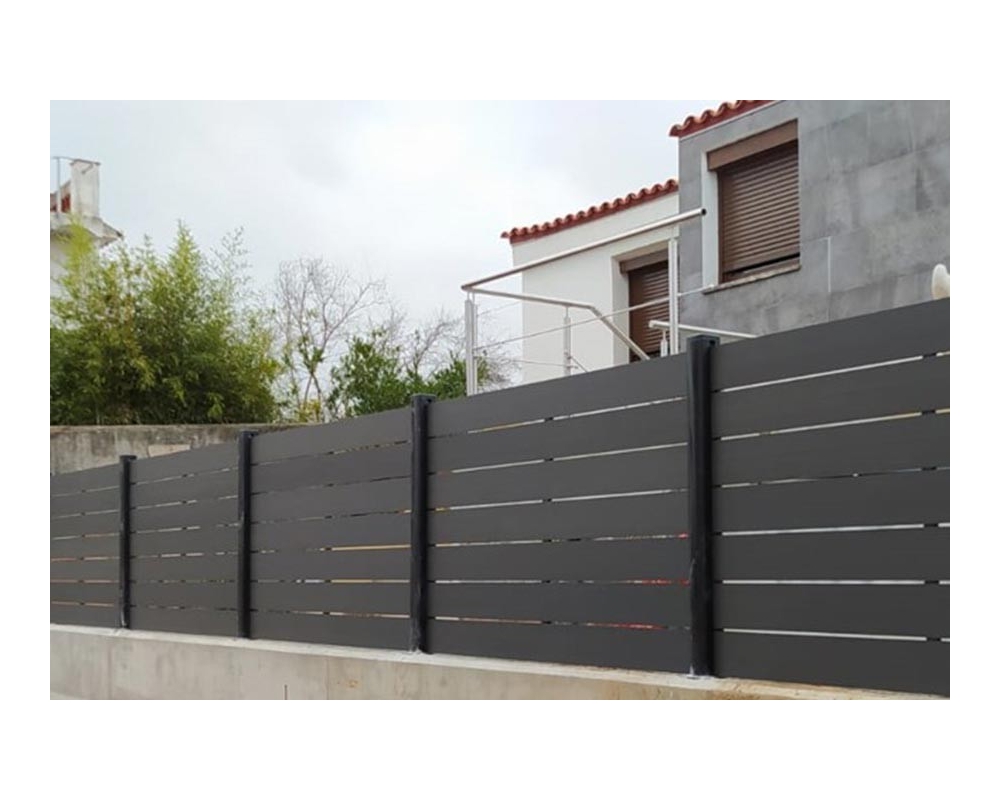 Valla de madera Tancatec Open lama de 146x20x2200mm