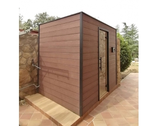 Valla de madera Tancatec Open lama de 146x20x2200mm