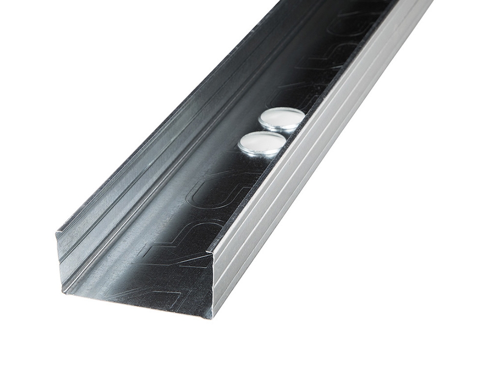 Perfil montante reforzado para tabique 100x3000mm
