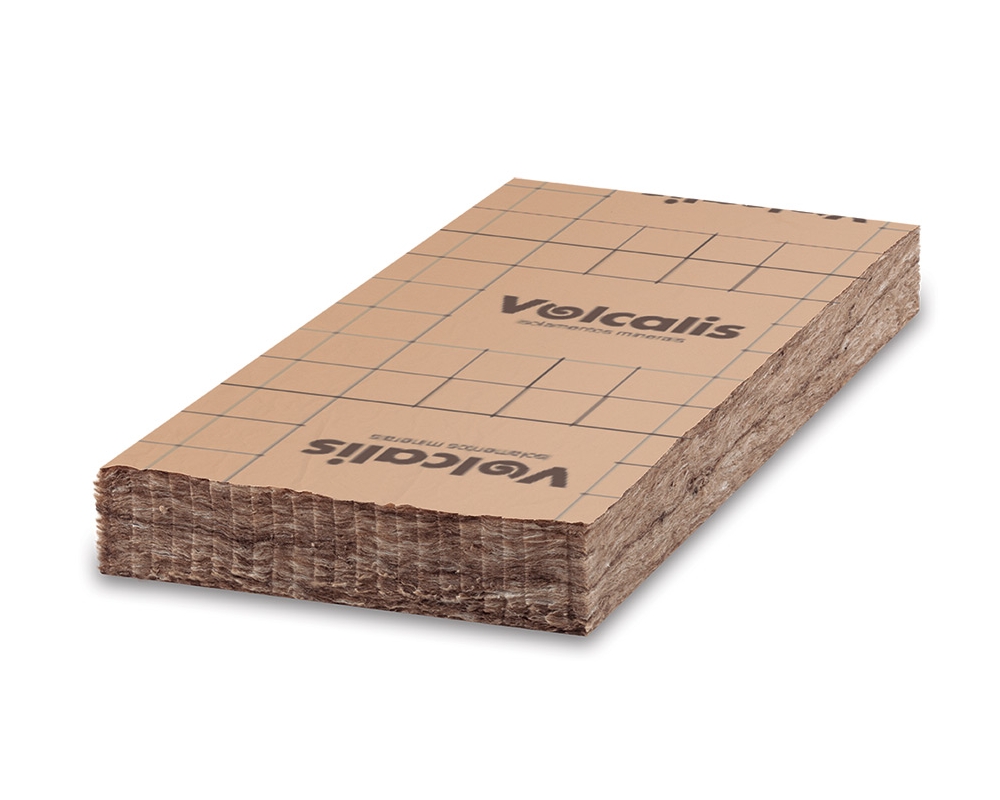 Lana mineral Volcalis Alpha Plus Panel Papel Kraft 1350x600x60mm (paquete 4,86m²)