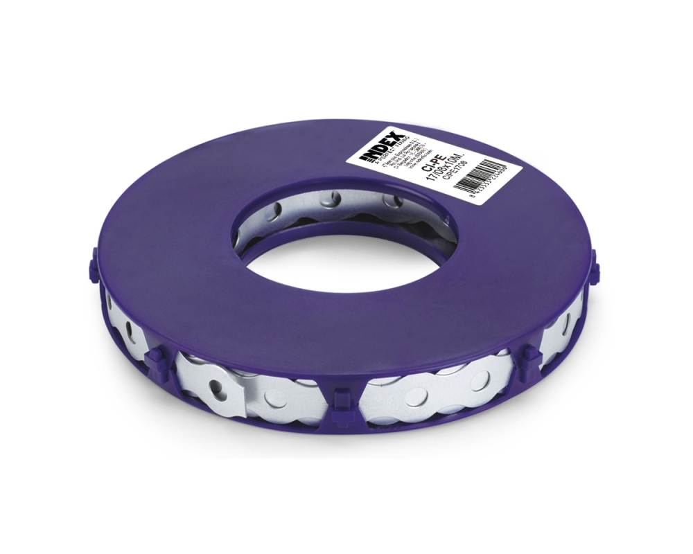 Cinta perforada galvanizada 17x0,8x10m Index CI-PE