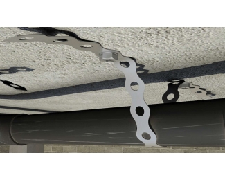 Cinta perforada galvanizada 17x0,8x10m Index CI-PE