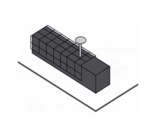 Perfil hidroexpansivo bentonítico 20x25mm con malla y clavos (rollo 5 ml)