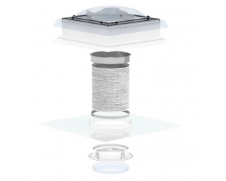 Tubo solar flexible para cubierta plana de 35 cm de diámetro Velux TCF 0K14 0010