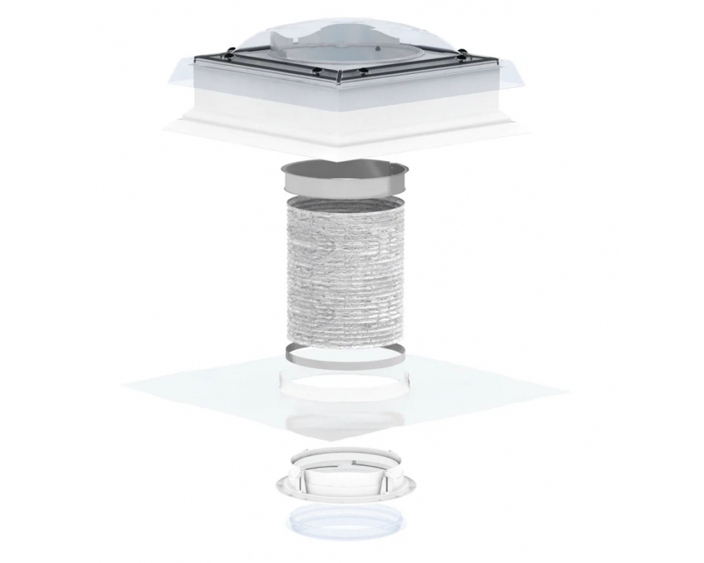 Tubo solar flexible para cubierta plana de 35 cm de diámetro Velux TCF 0K14 0010