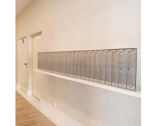 Batería 4 buzones verticales con apertura lateral Arregui Front V1640 Batería 4 buzones verticales con apertura lateral Arregui Front V1640