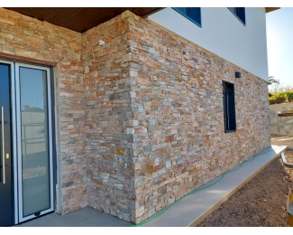 Revestimiento de piedra premontada serie Medieval 55x20cm (caja 3 piezas 0,33m²)