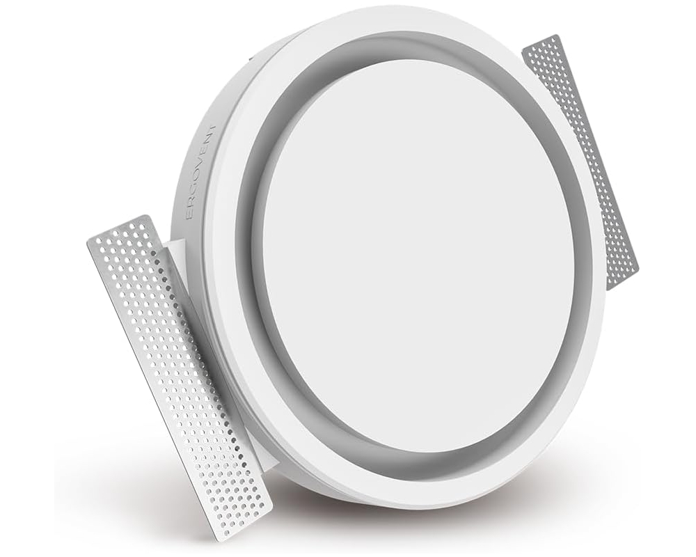 Difusor circular plano para empotrar techo Ergovent Rondo 125