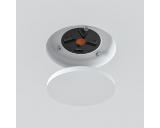 Difusor circular plano para empotrar techo Ergovent Rondo 125
