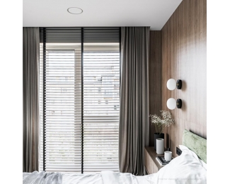 Difusor circular plano para empotrar techo Ergovent Rondo 125