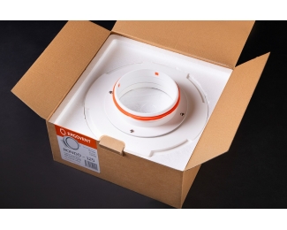 Difusor circular plano para empotrar techo Ergovent Rondo 125
