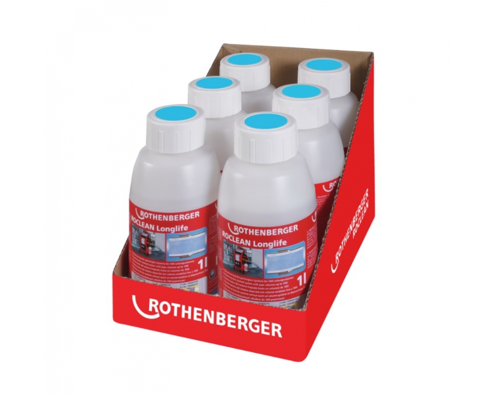 Conservantes para sistemas de calefacción Rothenberger Roplus (caja 6 uds.)