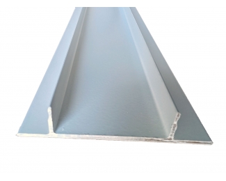 Zócalo de aluminio para perfil enrasado modelo Z blanco RAL9010