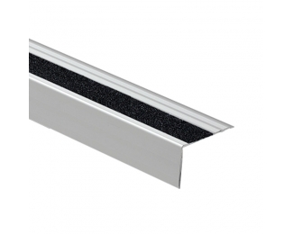 Perfil peldaños aluminio con banda antideslizante Novopeldaño Safety 2,5m
