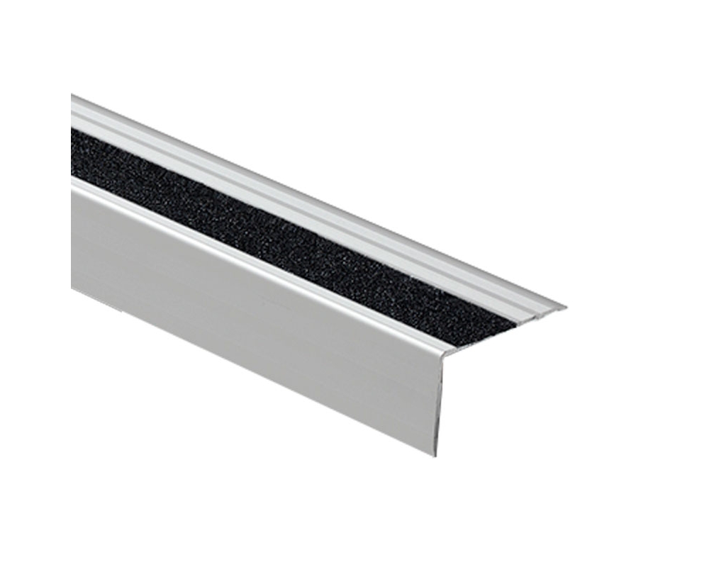 Perfil peldaños aluminio con banda antideslizante Novopeldaño Safety 2,5m