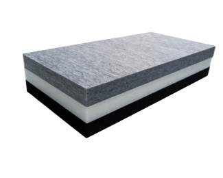 Panel de absorción acústica 1.200x600mm Sopema PureKustik Rectángulo (2 uds.)