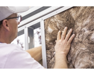 Lana mineral en panel 1350x600x50mm Volcalis Comfort (paquete 12,96m²)