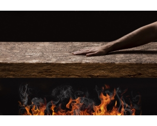 Lana mineral en panel 1350x600x50mm Volcalis Comfort (paquete 12,96m²)