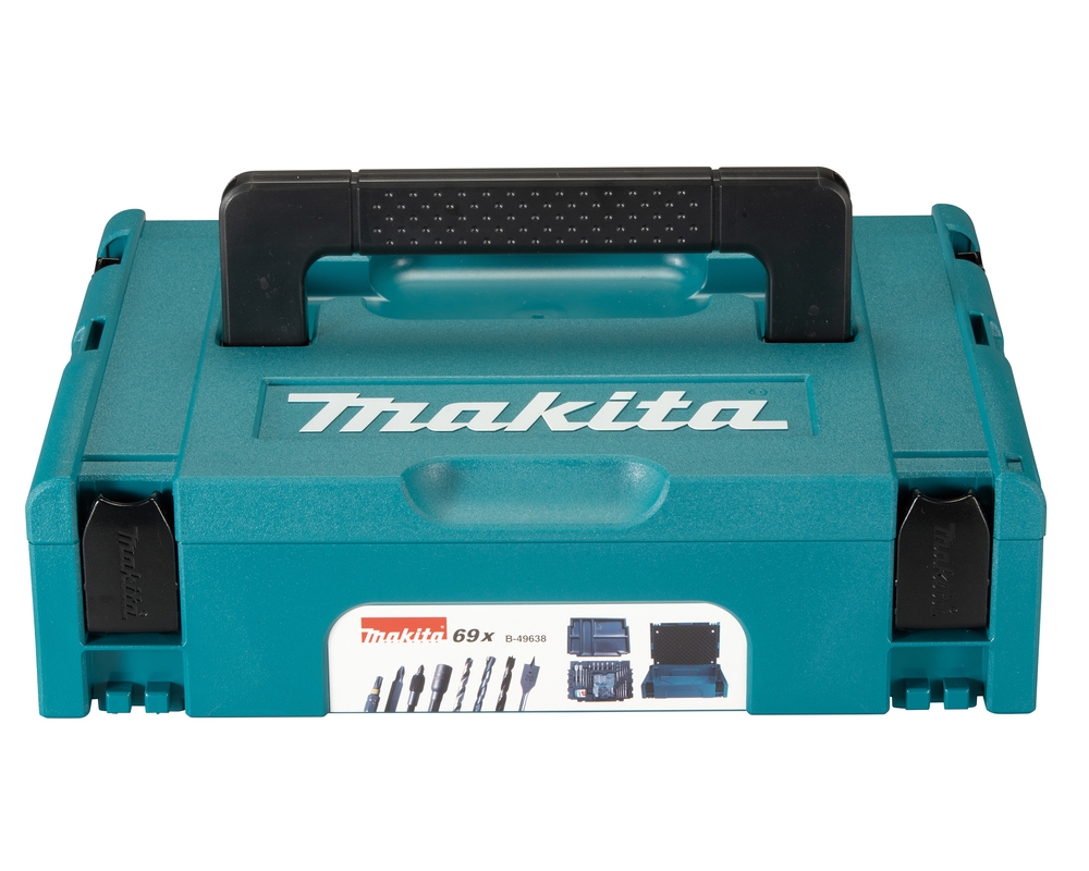 Maletín de accesorios en Makpac 69pcs Makita B-49638