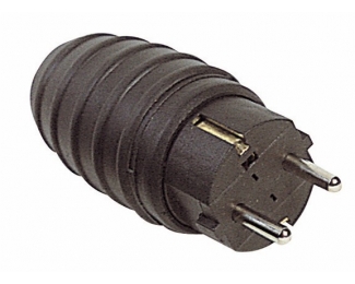 Clavija industrial goma 2P+T200-250V 16A