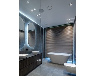 Difusor circular plano para empotrar techo Ergovent Rondo 125