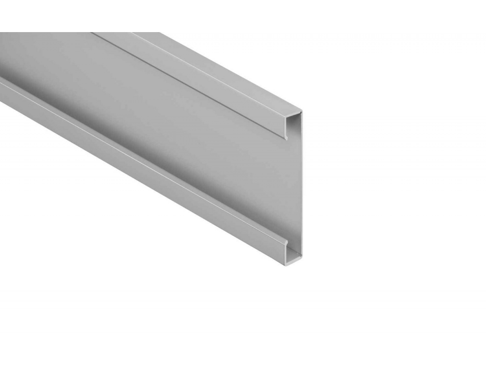 Perfil de zócalo o de cenefa aluminio mate 2,5m Schluter DESIGNBASE-QD