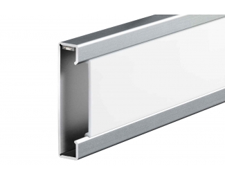 Perfil de zócalo o de cenefa aluminio mate 2,5m Schluter DESIGNBASE-QD