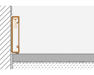 Difusor para perfil 2,5m Schluter DESIGNBASE-QDD